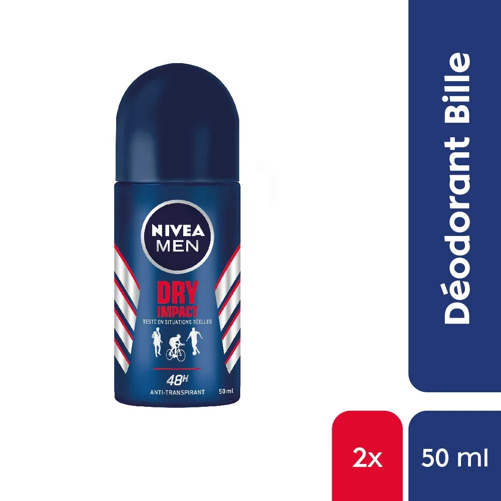 Дезодорант NIVEA MEN Dry Impact, 2 x 50 мл — фото 2