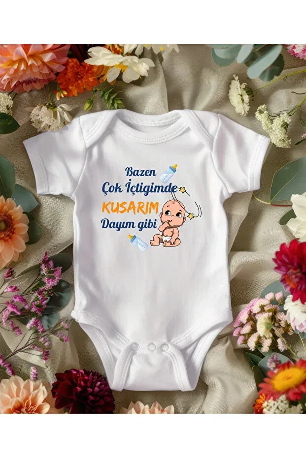 Детское боди с длинным рукавом Lupi, Orange White Blue