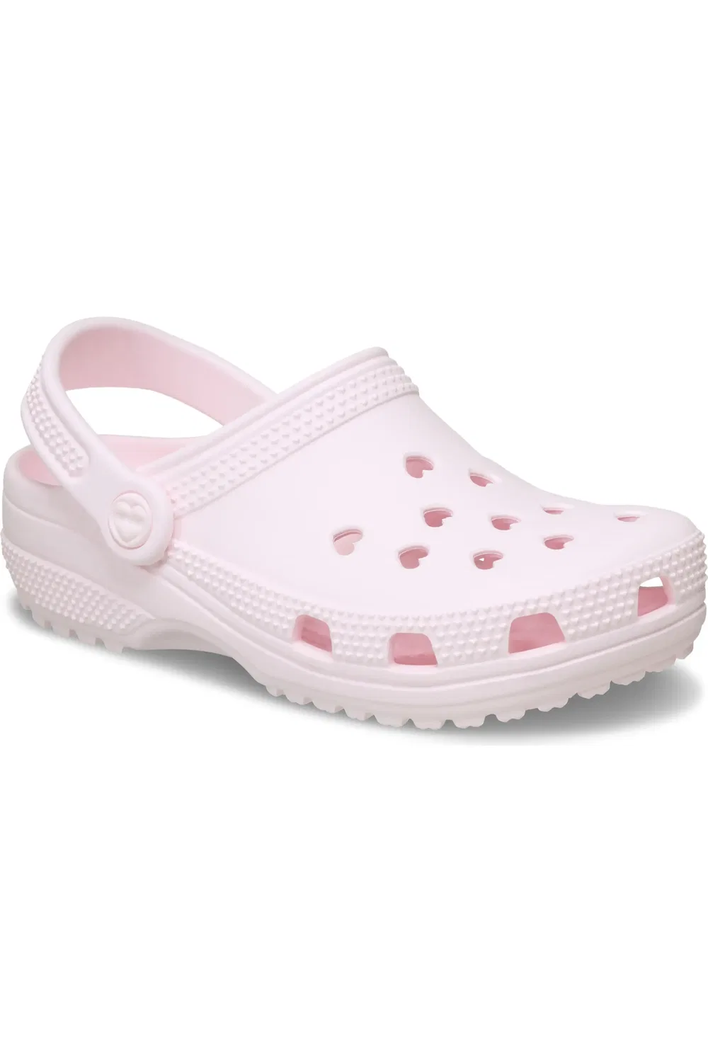Детские сабо с вырезами-сердечками Classic Hearts Cutout Clog CROCS, Bubble Ice
