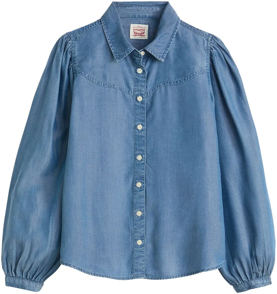 Блузка LEVI'S 'Journey Western Shirt' из синего денима
