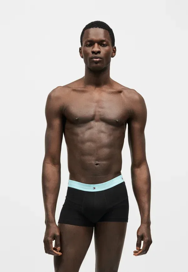 Комплект трусов 7 штук Signature repeat logo waistband trunks, Tommy Hilfiger, черный — фото 3