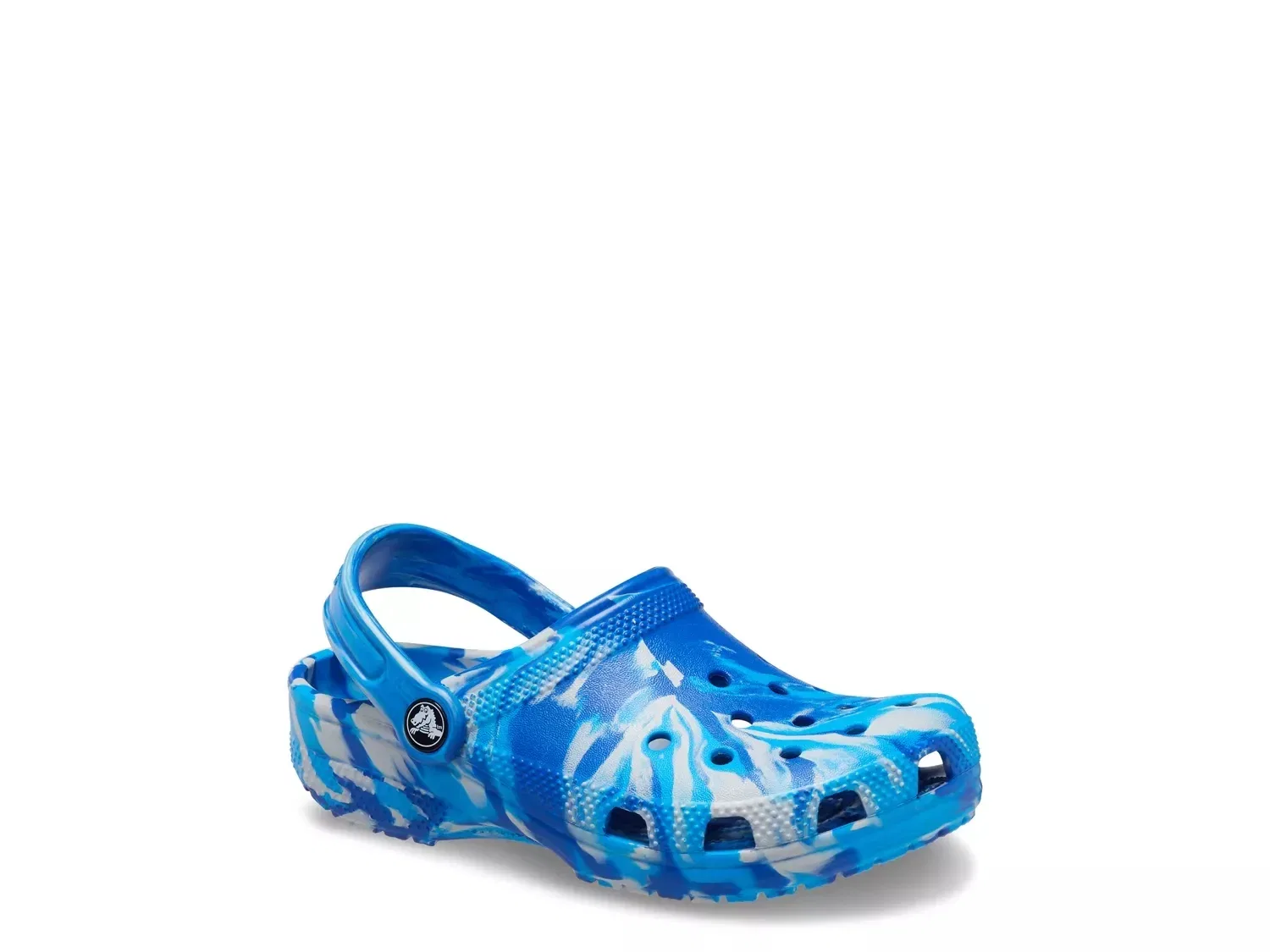 Клоги Classic Marbled, синий, Crocs