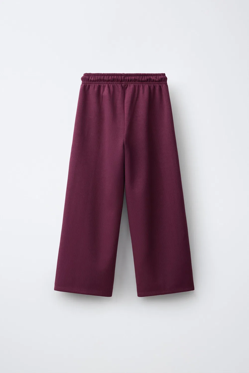 Спортивные брюки с широкими штанинами ZARA, Raspberry — фото 2