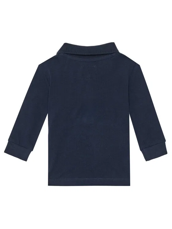 Поло regular fit Guess, темно-синий — фото 2