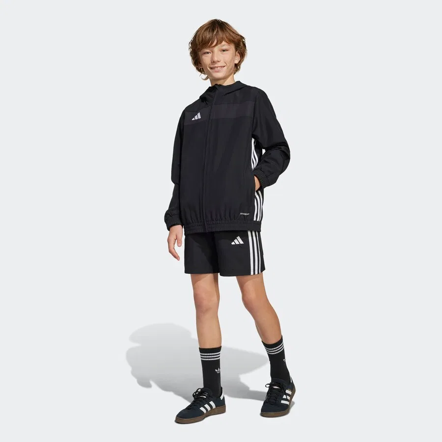 Спортивные брюки ADIDAS PERFORMANCE Regular Workout Pants 'Tiro 25 Essentials' черного цвета — фото 3