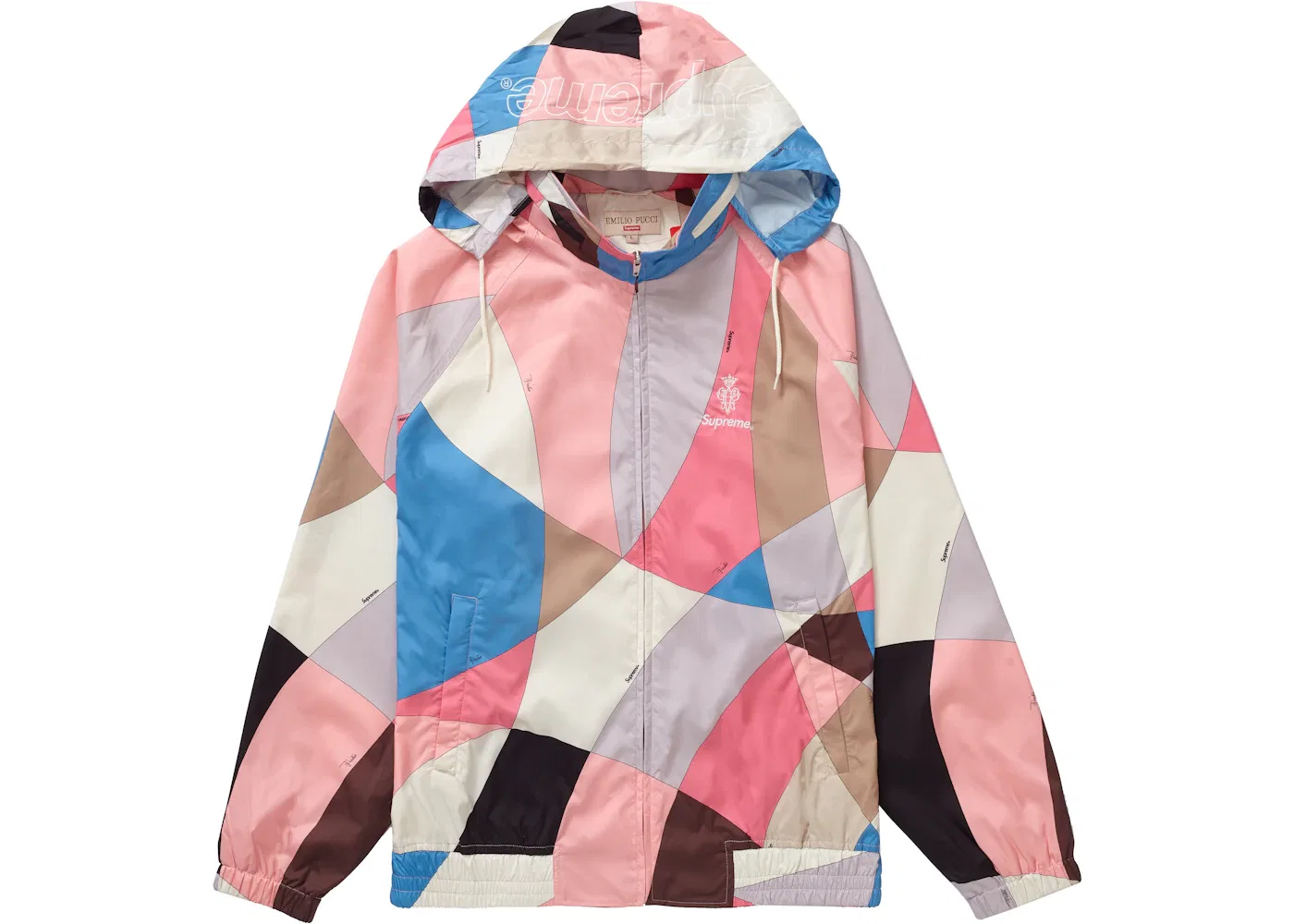 Мужская куртка с принтом Supreme Emilio Pucci, Dusty Pink