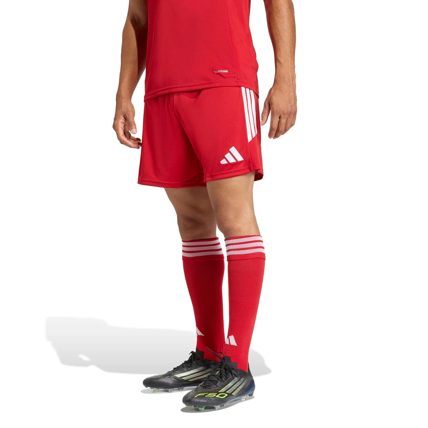 Спортивные шорты Adidas Performance Regular Workout Pants Tiro26 League красного цвета — фото 2