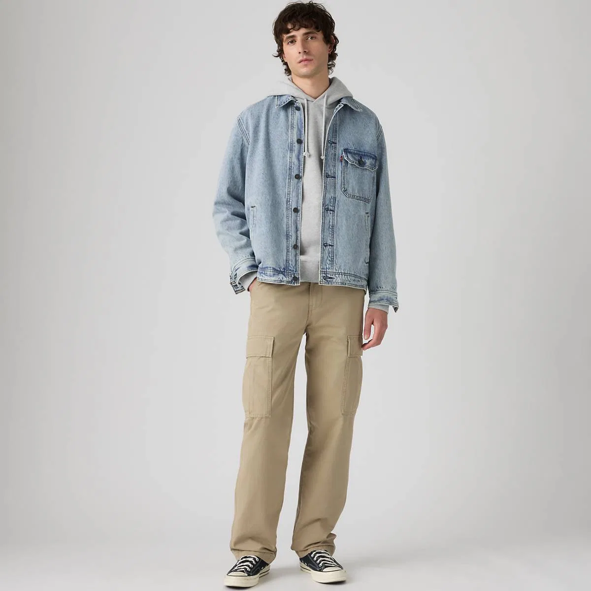 Мужские прямые брюки-карго Xx Levi's, True Chino - Tan