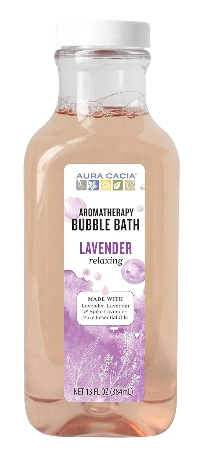 Пена для ванны ароматерапевтическая Лаванда Aura Cacia, 384 мл