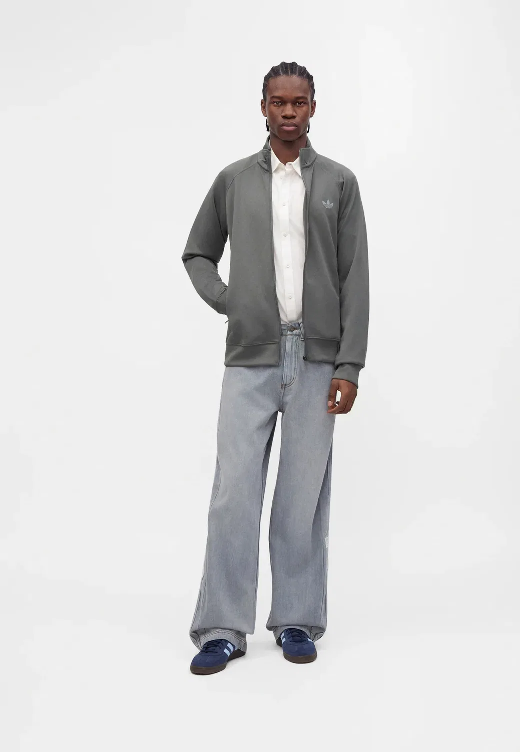 Тренировочная куртка Adidas Originals, Grey Four — фото 2