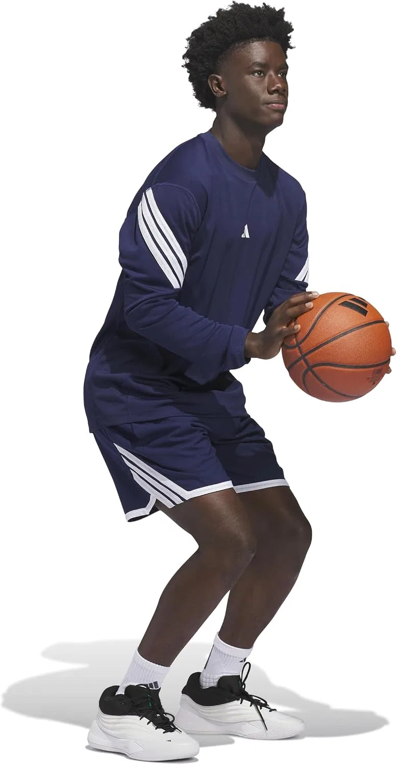 Мужская футболка с длинным рукавом Crazylite adidas, Team Navy Blue — фото 2