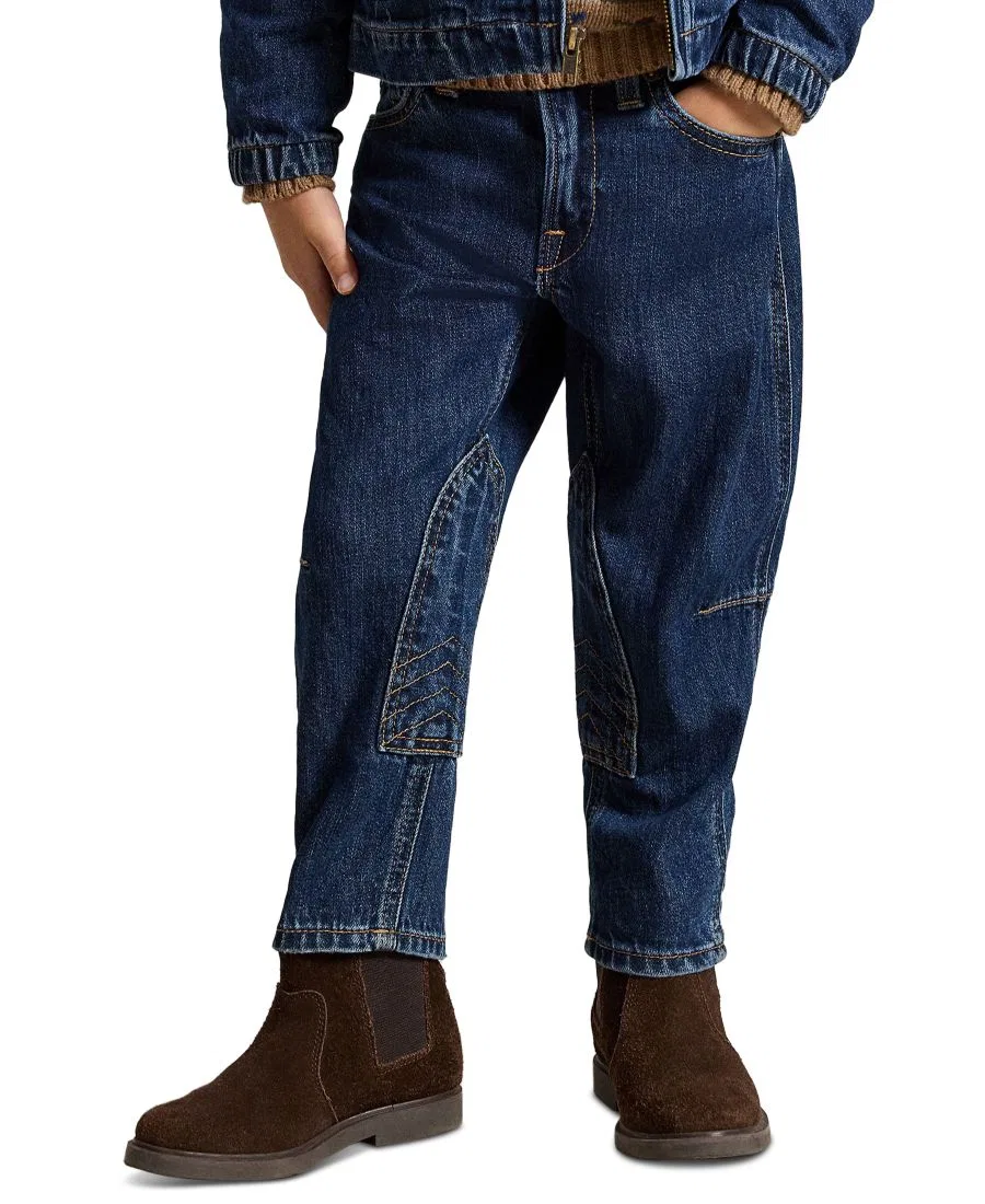 Джинсы из хлопкового денима с зауженным книзу изогнутым кроем Polo Ralph Lauren, Lucero Wash