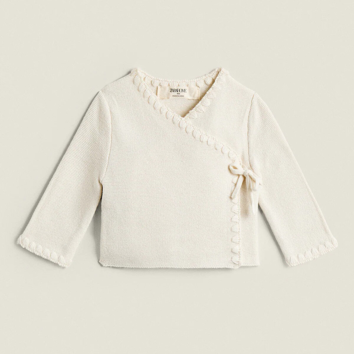 

Детский кардиган Zara Home Chunky Knit, кремовый