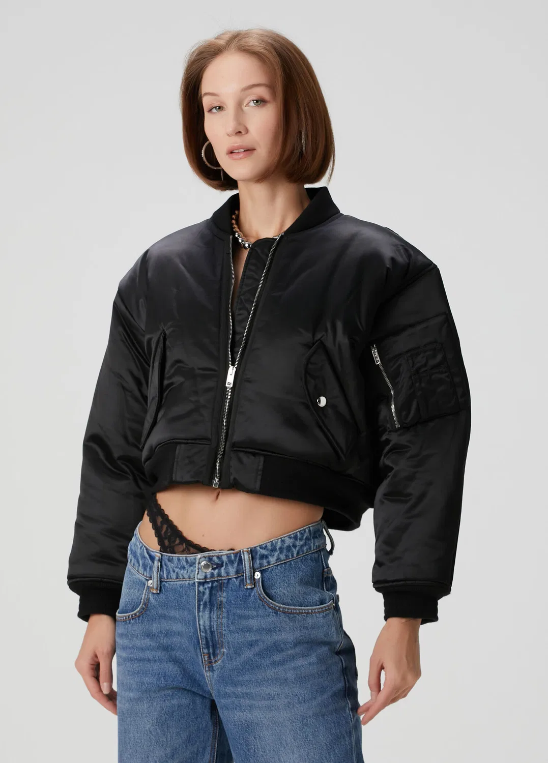 Бомбер Alexander Wang, black