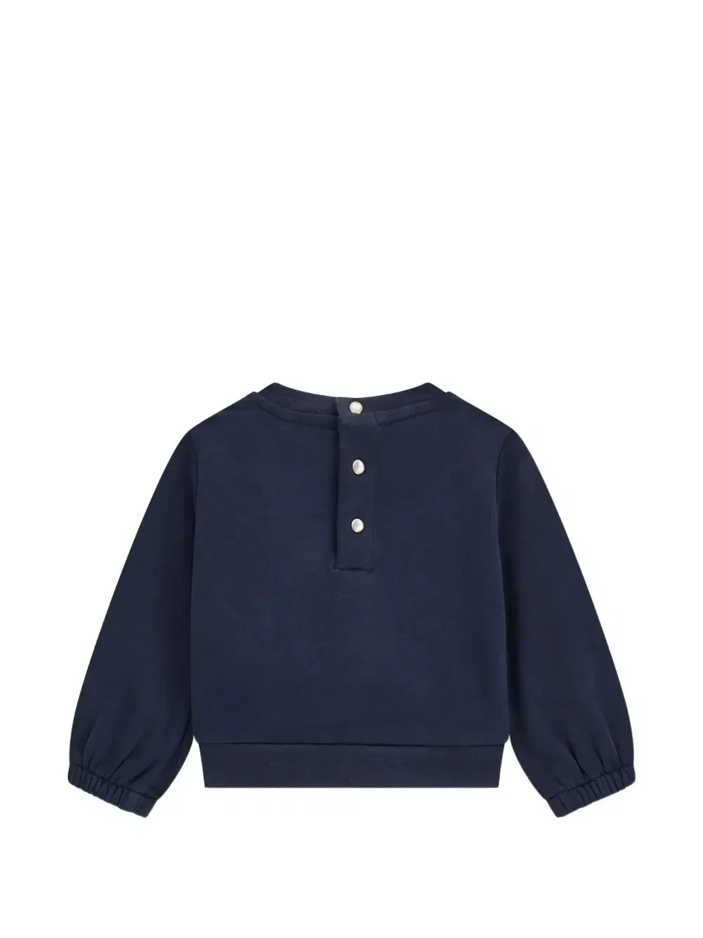 Свитер с логотипом и юбка в клетку Guess Kids, синий — фото 4