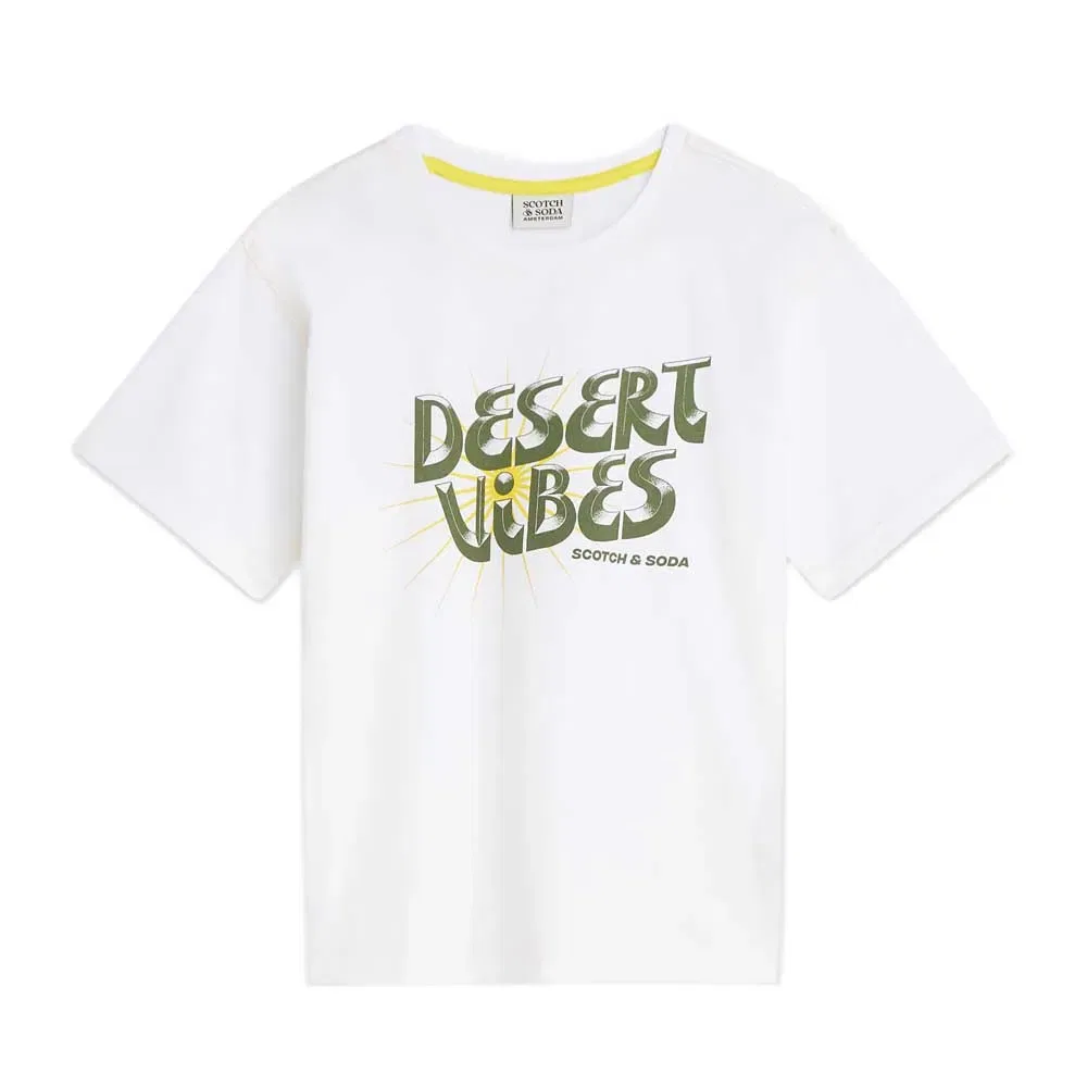 Футболка с коротким рукавом Scotch & Soda, белый