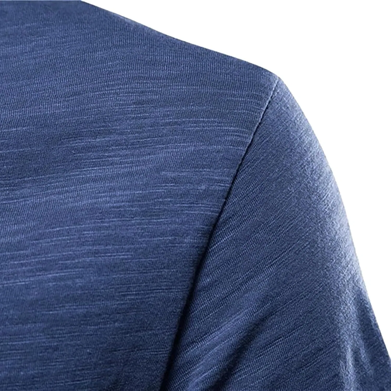 Мужская футболка с V-образным вырезом, 2 шт., Black/Blue — фото 3