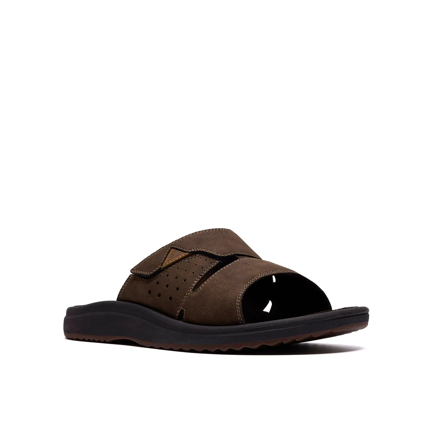 Сандалии Brinkley Slide коричневые Clarks, коричневый — фото 4