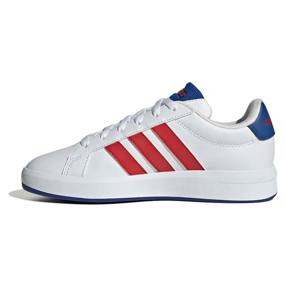 Детские кроссовки для девочек с классическим дизайном Grand Court 3.0 Junior Adidas, White — фото 4