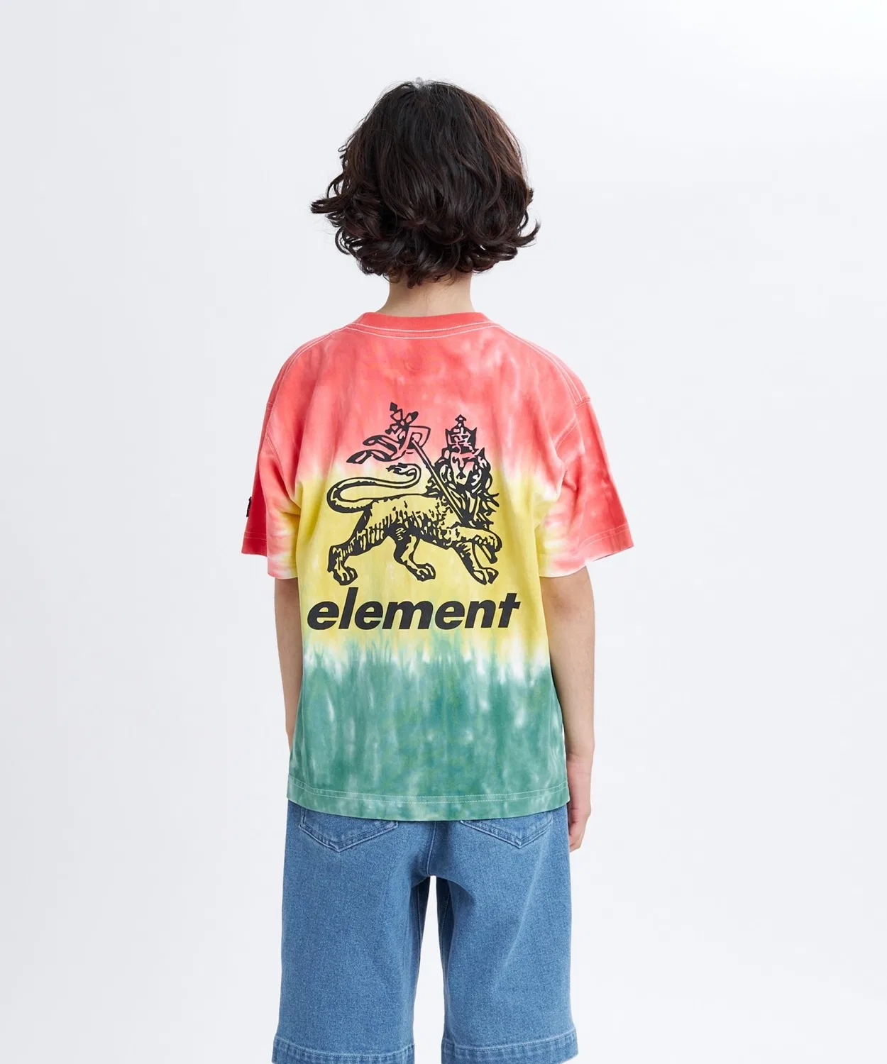 Детская футболка с коротким рукавом и принтом RASTA GRADE SS Y ELEMENT, Раста