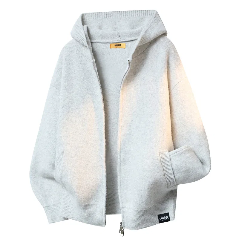 Детский худи с капюшоном, прямой крой, Jeep, Light Gray