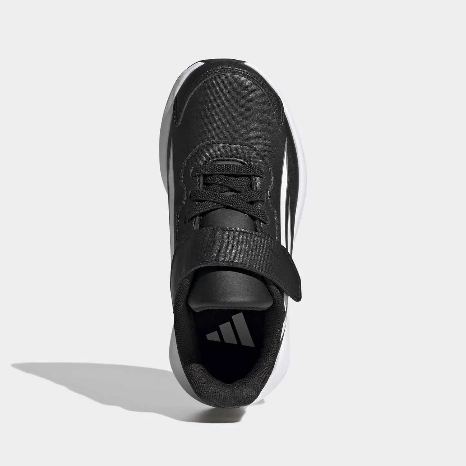 Детские кроссовки с Cloudfoam амортизацией Faito Kids Adidas Sportswear, Core Black/White/Silver Metallic — фото 4