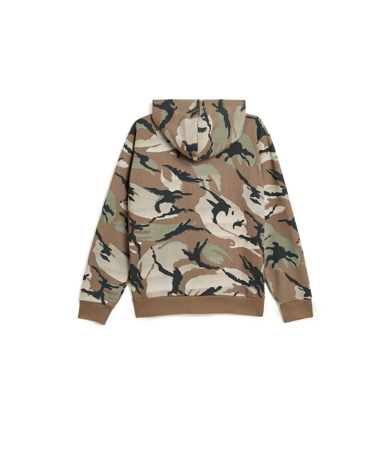 Толстовка с капюшоном AOP Color-Block Halftone Camo (для детей постарше) Adidas Kids, Khaki Six — фото 2
