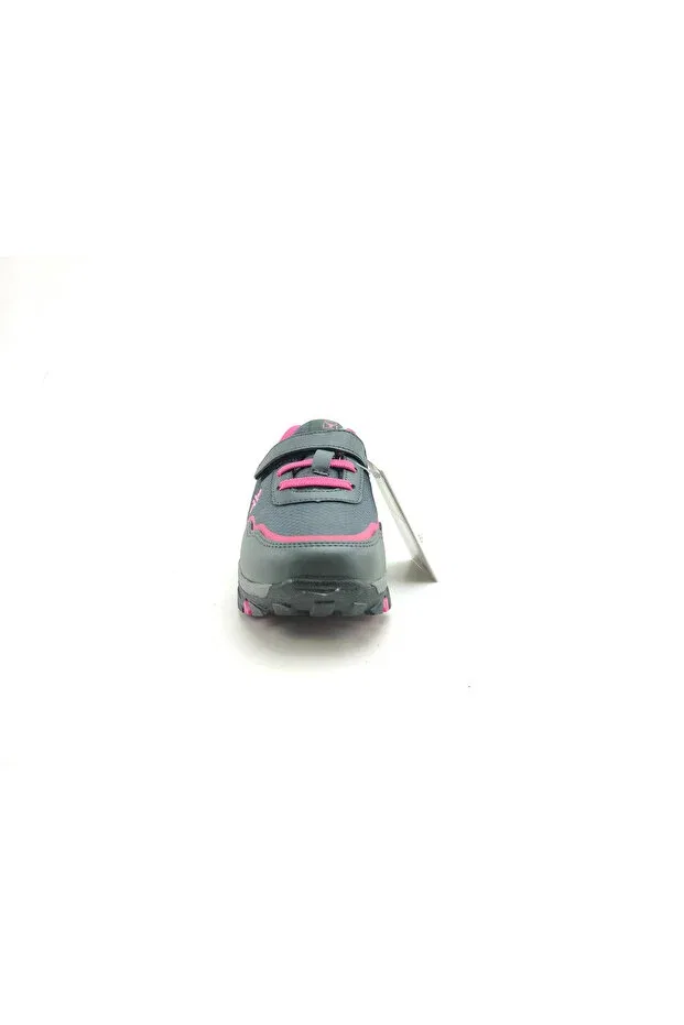 Детские кроссовки для мальчиков из искусственной кожи Benny Sports Shoes Buckhead, Grey-Fuchsia — фото 3