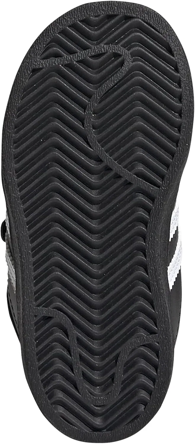Детские кроссовки для мальчиков Superstar adidas Originals, Black/White/Black — фото 4