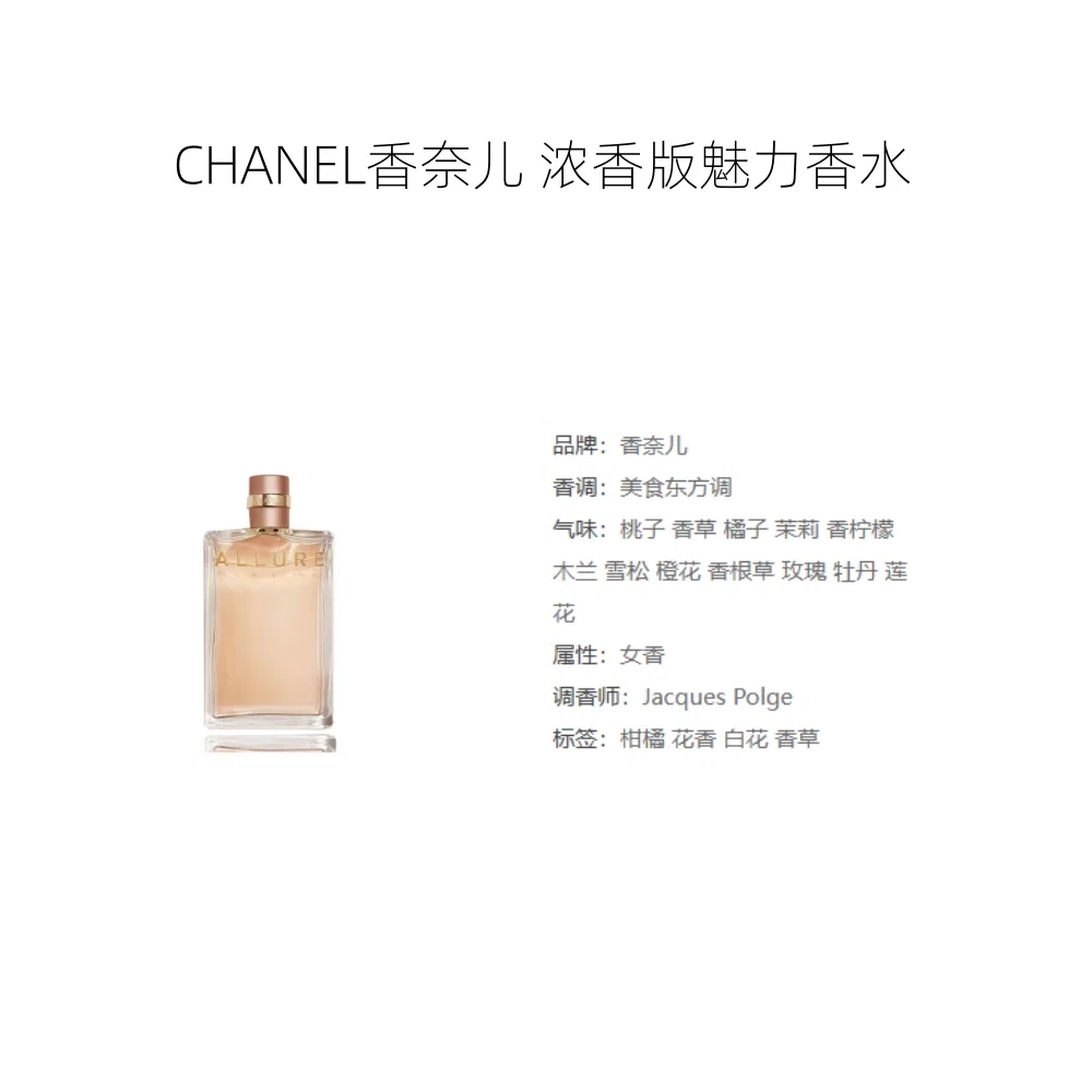Женские духи Chanel Charm Oriental Culinary Scent Eau De Parfum, 50 мл, CHANEL, Black — фото 3