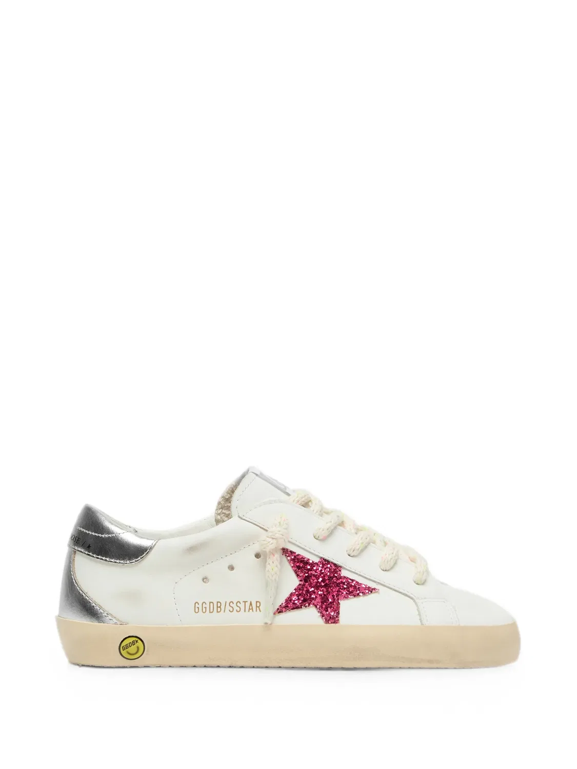 Кроссовки Super Star кожаные Golden Goose, белый