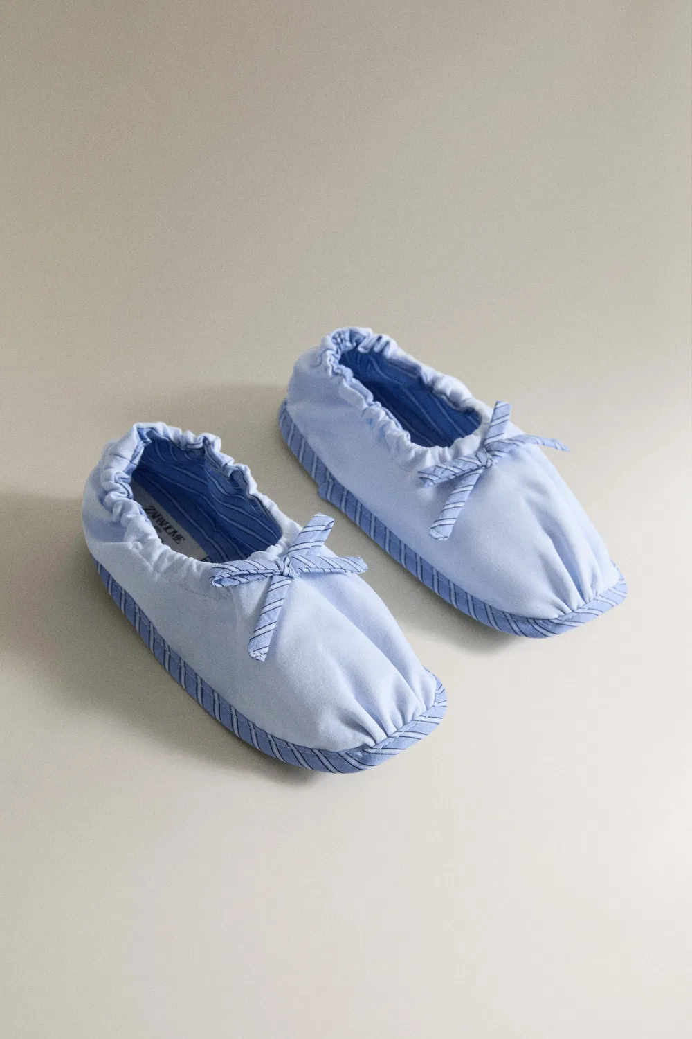 Детские балетки с бантом ZARA, Blue