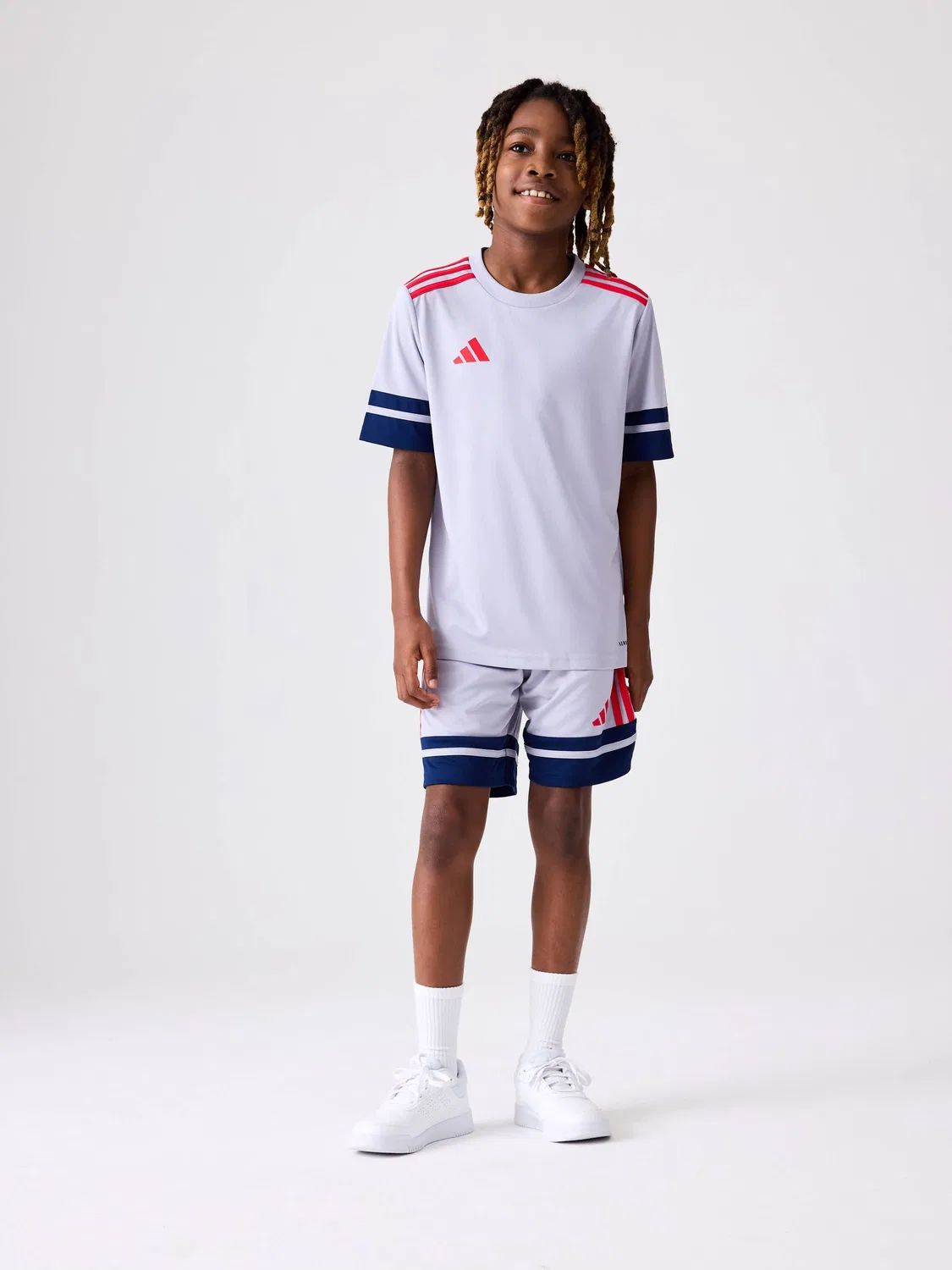 Джерси футбольное Squadra 25 adidas, серый светлый — фото 3