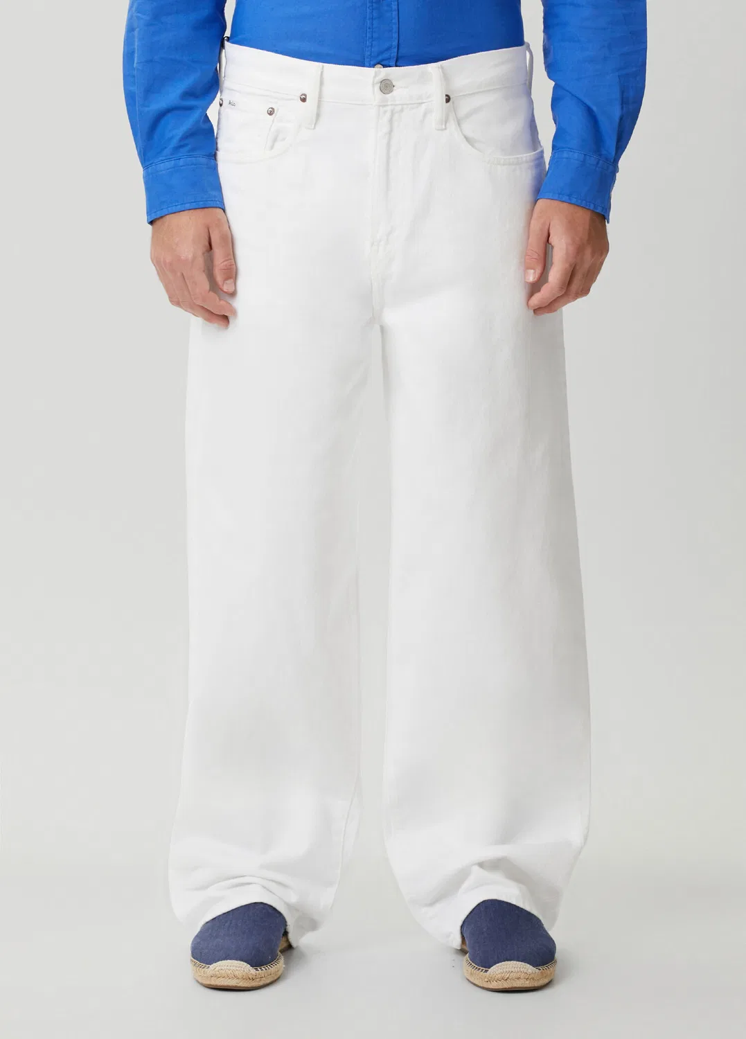 Джинсы Relaxed Rivington Polo Ralph Lauren, white — фото 2