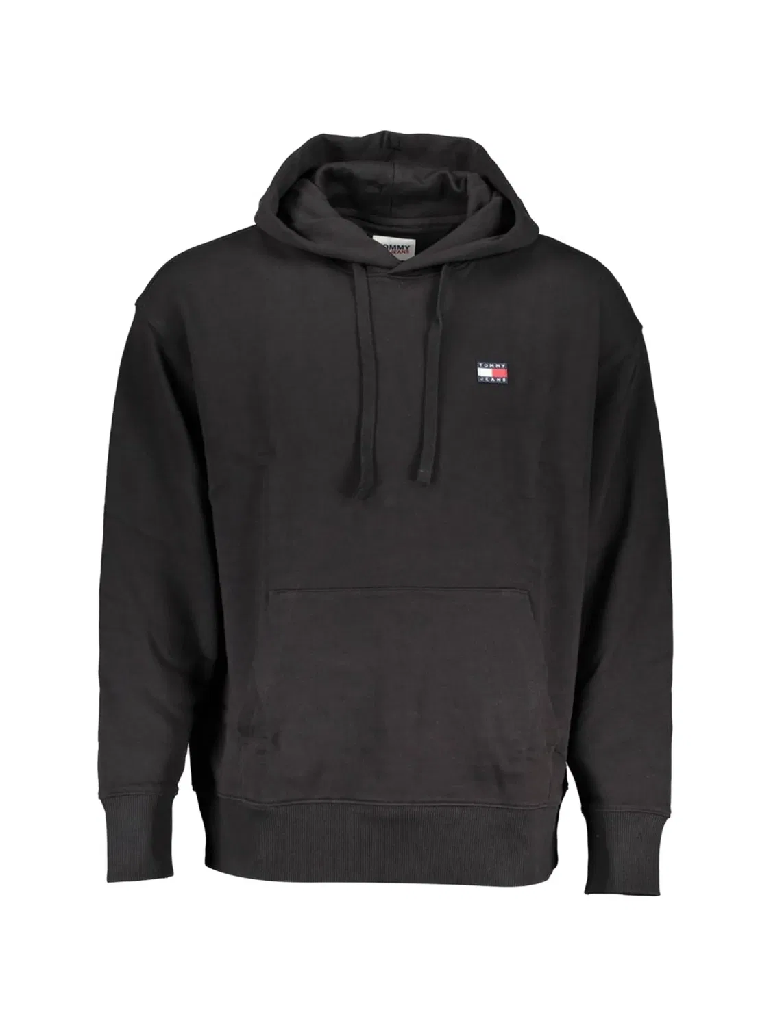 Tommy Hilfiger Хлопковое худи с нашивкой логотипа, черный