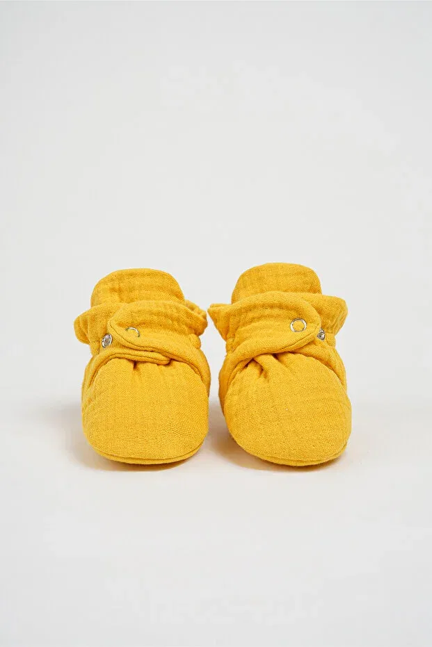 Детские пинетки из органического хлопка Babyzilla, Hardal