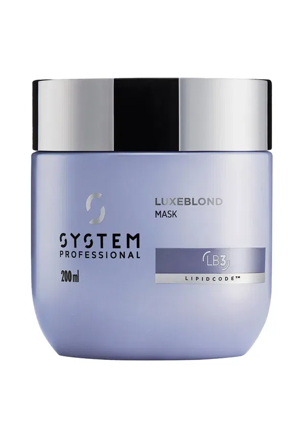 Маска для волос с аргановым маслом Luxeblond System Professional, Transparent 200 мл, прозрачный