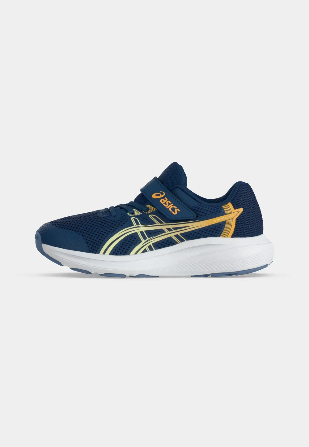 Condens 10 - унисекс кроссовки для бега по улицам Asics, Independence Blue/Orange Glow — фото 2