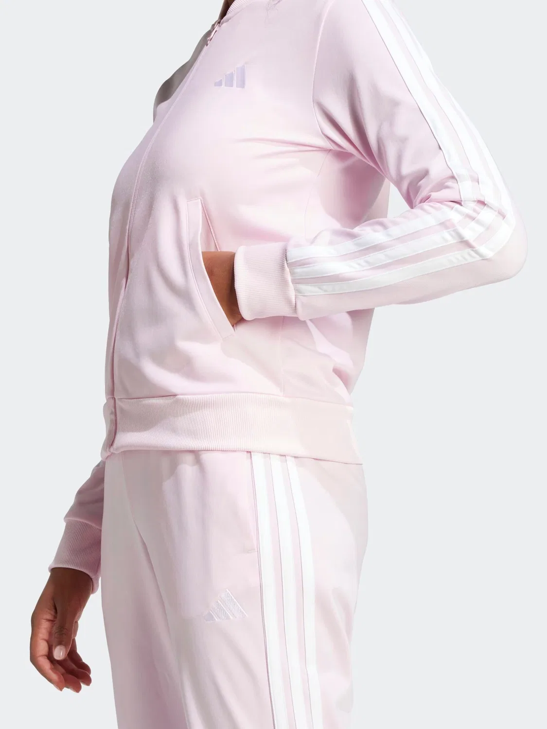 Спортивный костюм, трикотажный adidas Dayready, розовый — фото 4