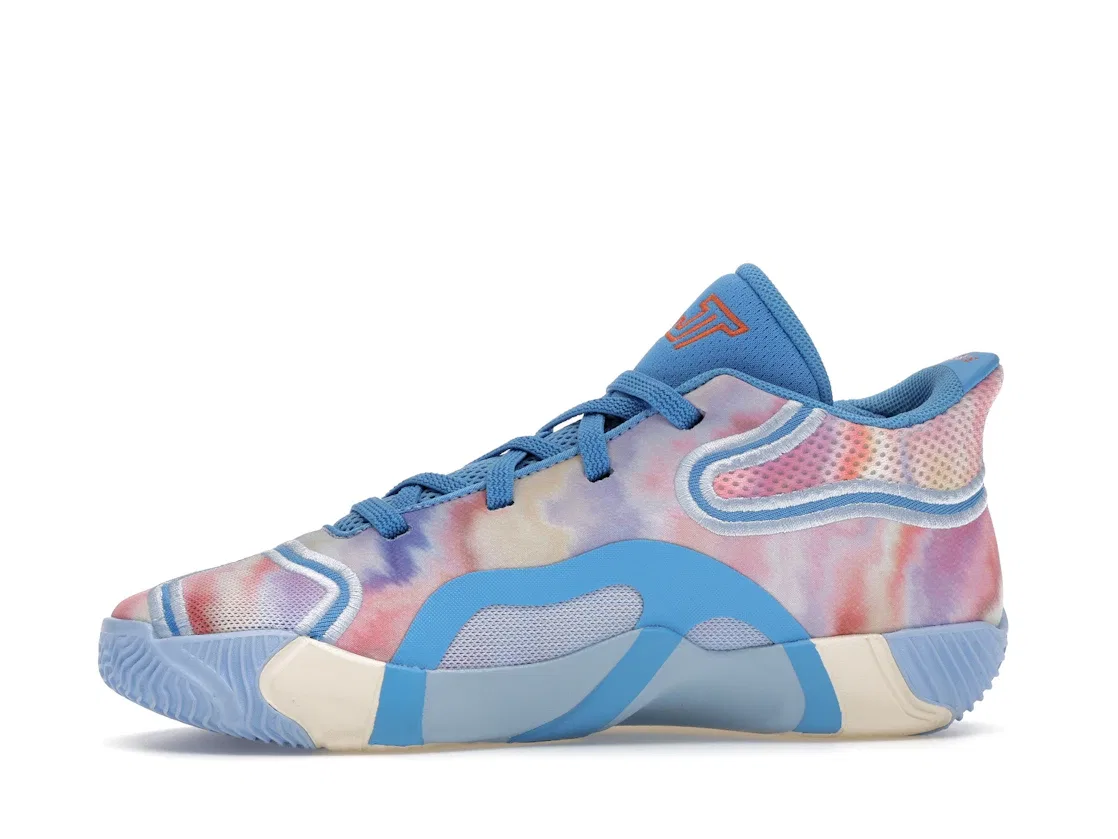 Детские кроссовки для мальчиков с принтом Jordan Tatum 3 Jordan, University Blue/Pale Ivory/Royal Tint/Camellia — фото 3