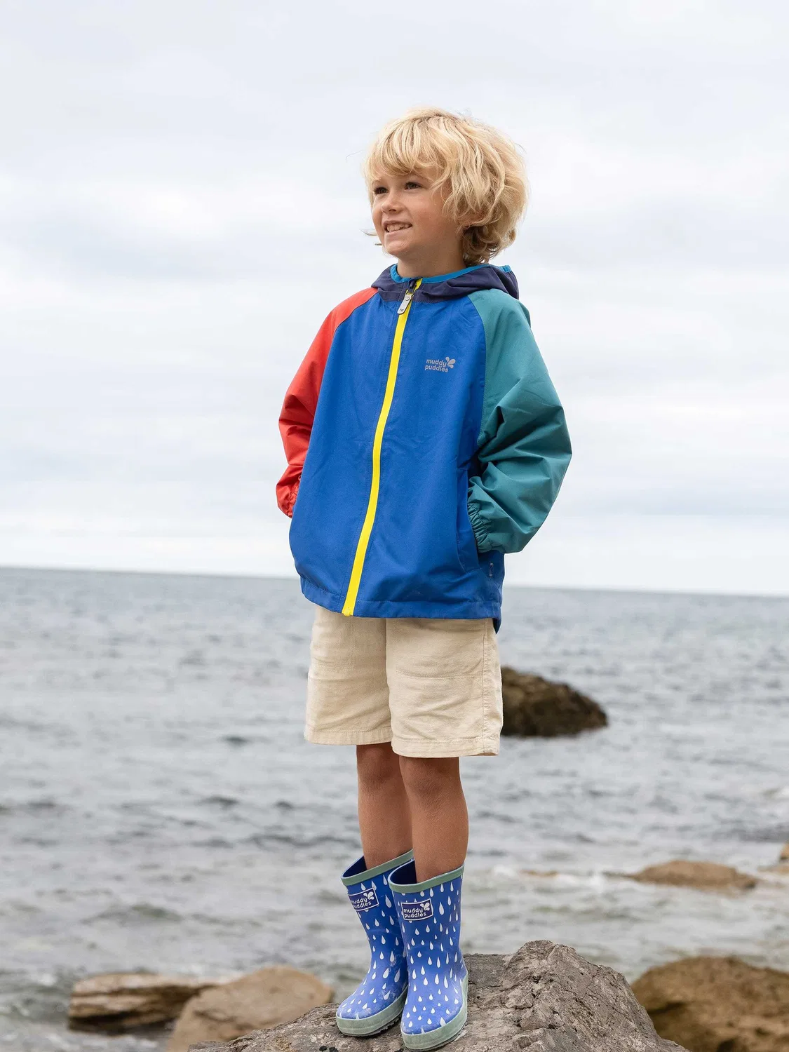 Куртка непромокаемая EcoLight Muddy Puddles, синяя