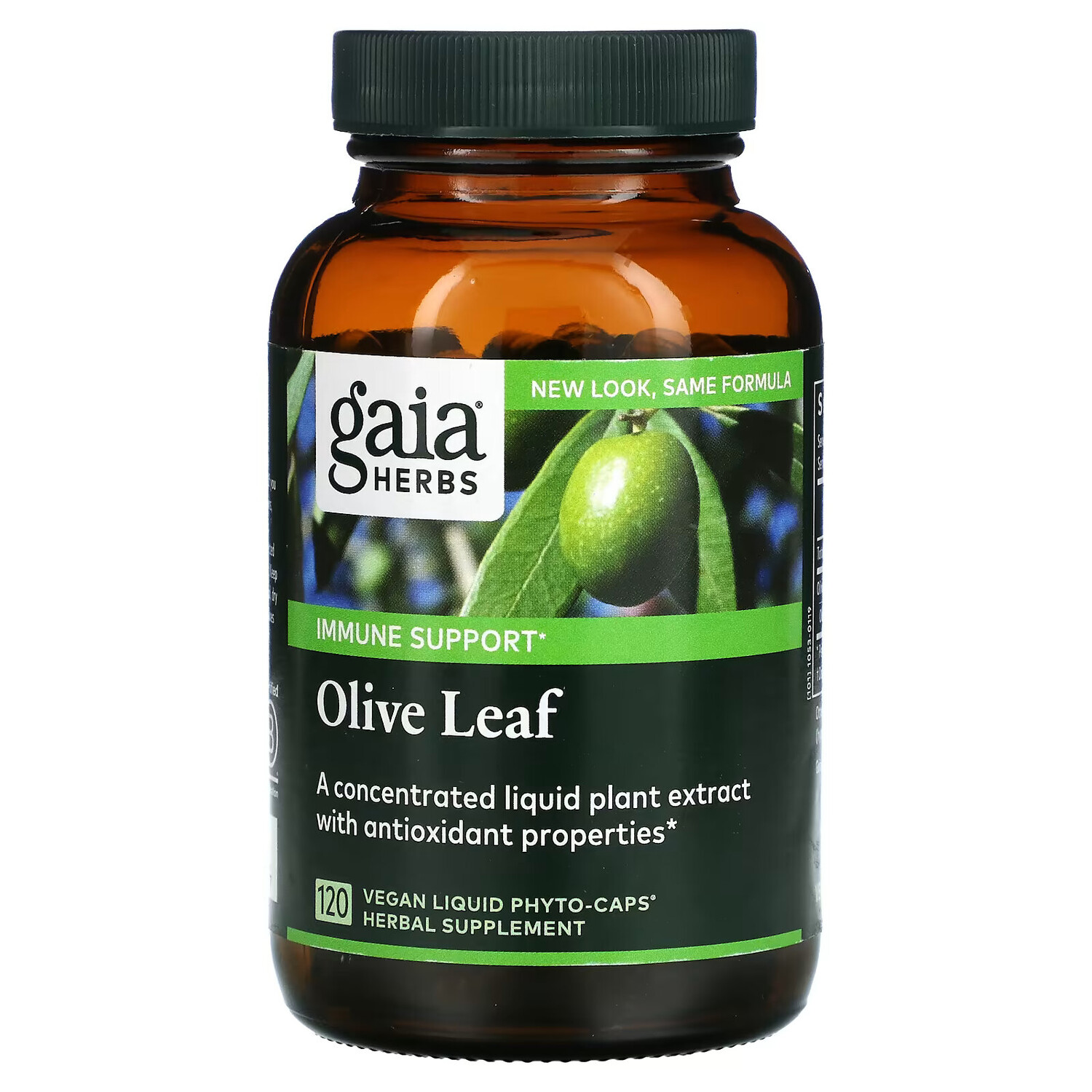 

Gaia Herbs, Лист оливы, 120 веганских фито-капсул с жидкостью