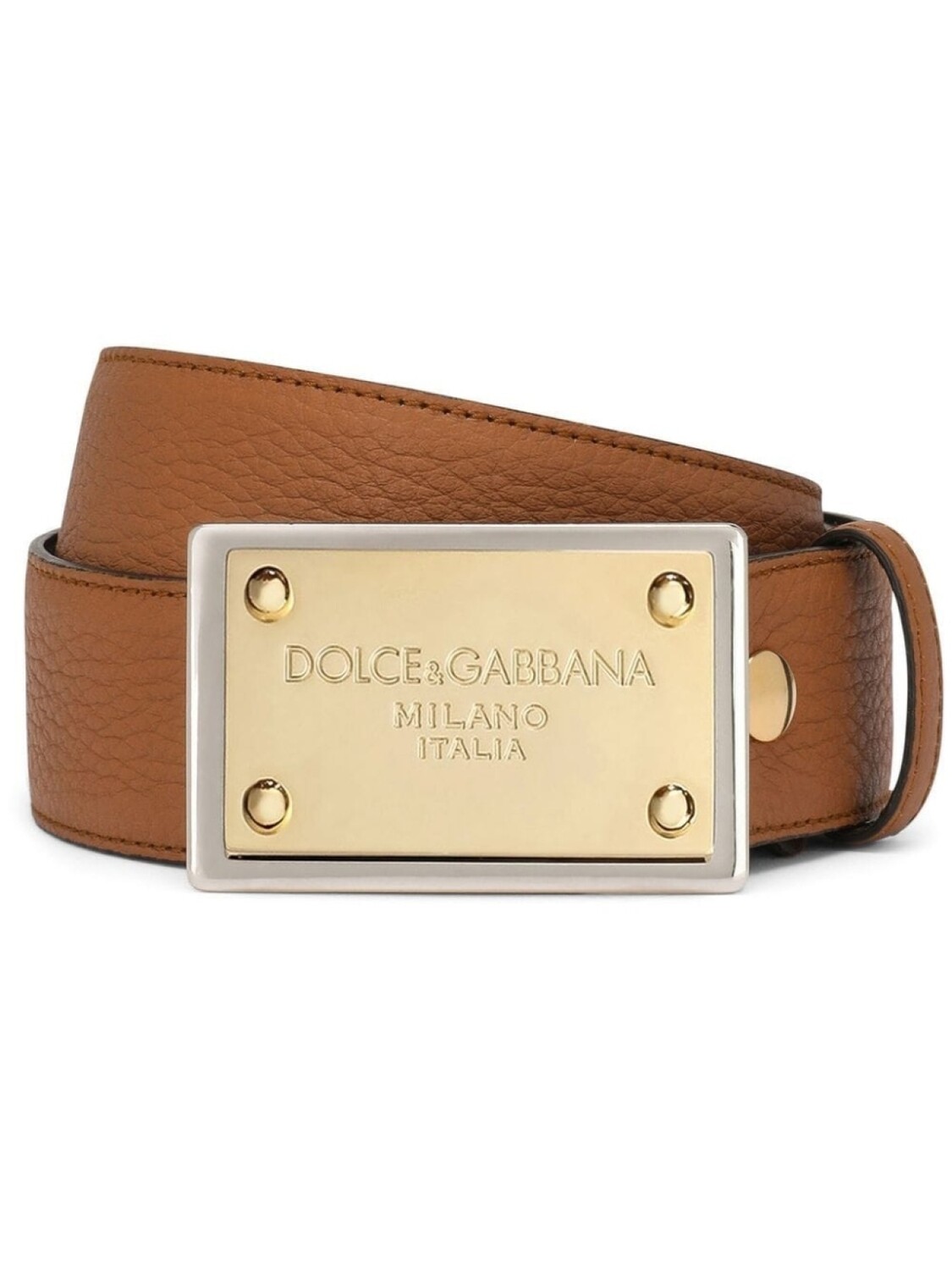 

Dolce & Gabbana ремень с пряжкой, коричневый