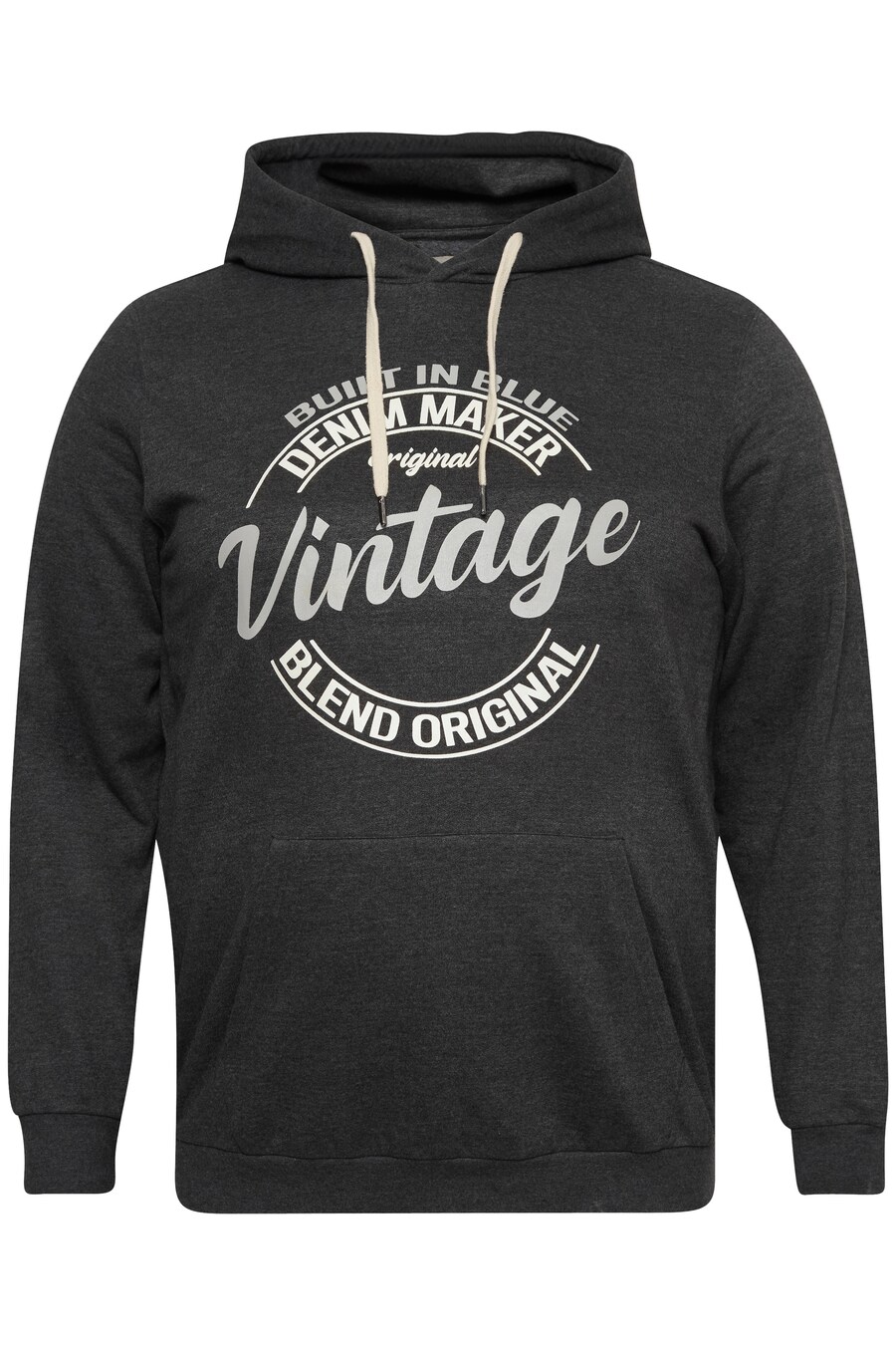 

Толстовка с капюшоном Blend Big Sweatshirt TOBIAS, цвет grey/graphite/silver grey