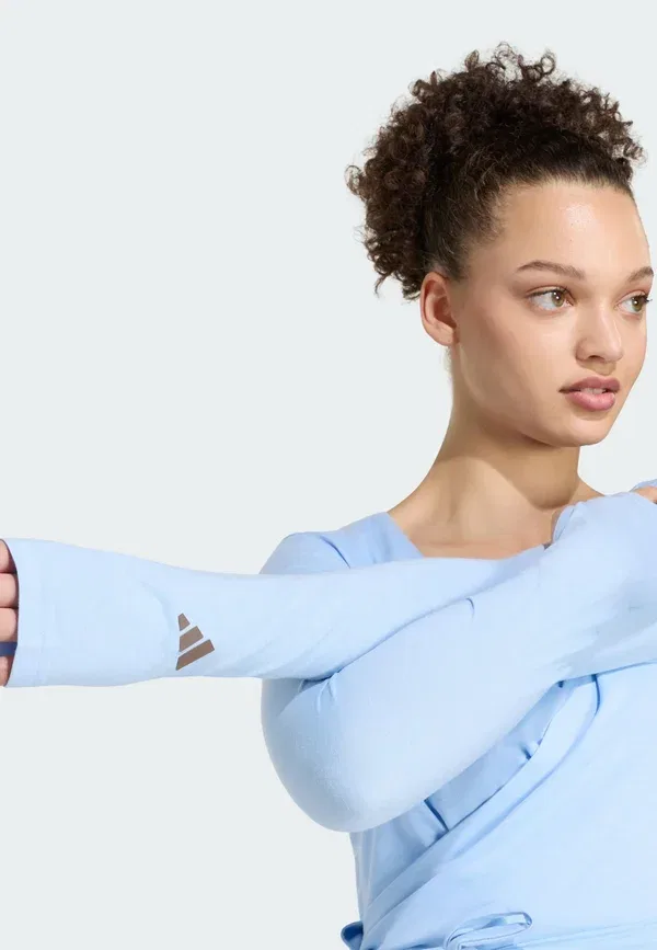 Топ Adidas Performance, голубой — фото 3
