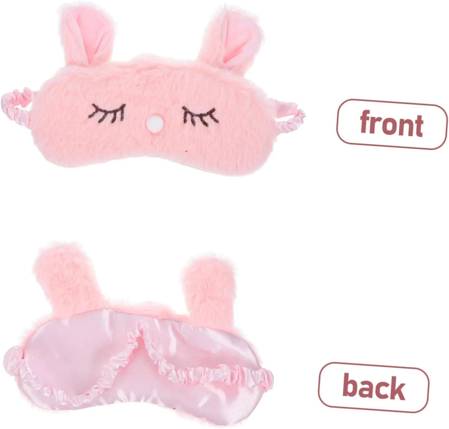 Маска для сна Plush, TOPBATHY, Розовый — фото 3