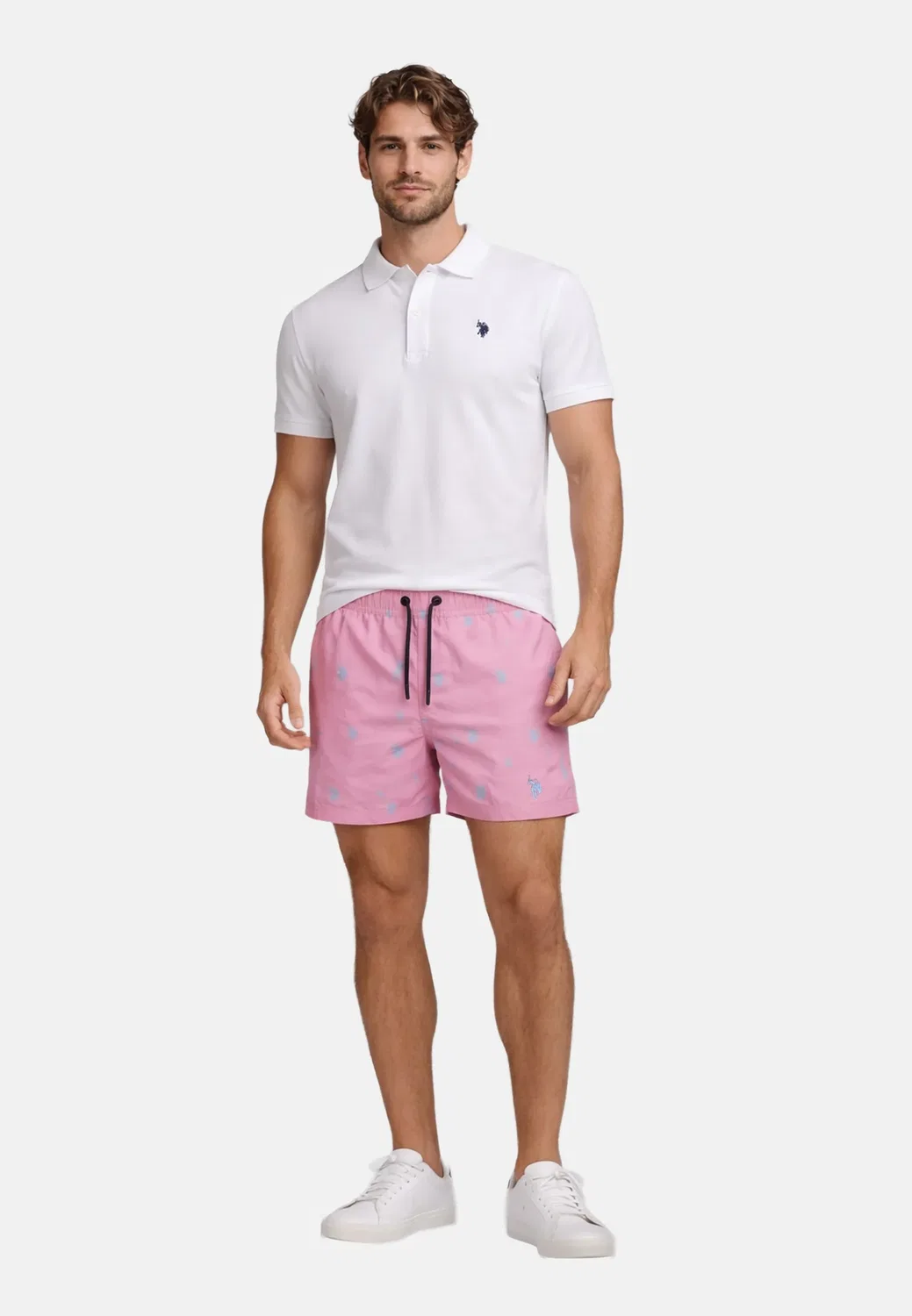 Мужские шорты для плавания U.S. Polo Assn. P026, Pink