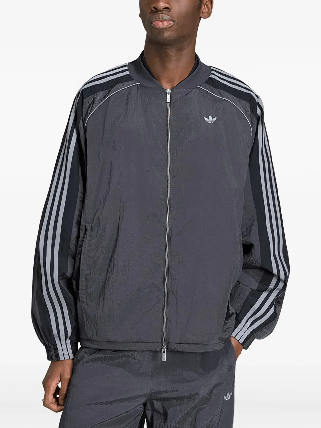 Трековая куртка Adilenium S5 серая Adidas, серый