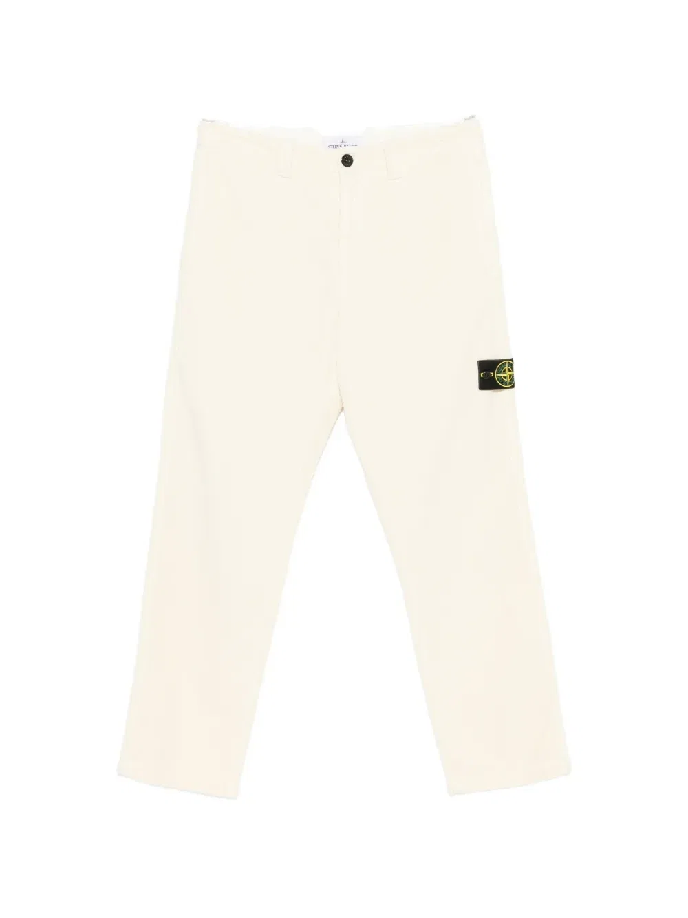Вельветовые брюки с мивом компаса Stone Island, бежевый
