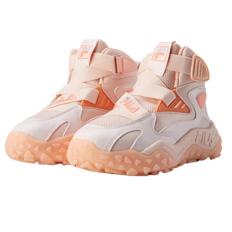 Кроссовки высокие FILA KIDS, Silver Peony/Angel Wings — фото 4